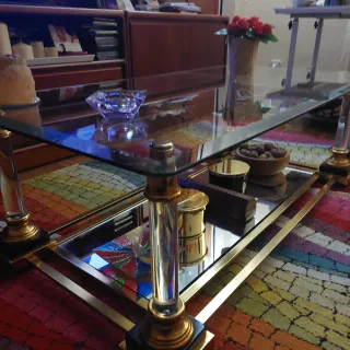 Solo hoy!!! Recoge en Madrid. Mesa  centro cristal