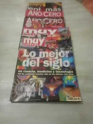 Lote 6 revistas de ciencia