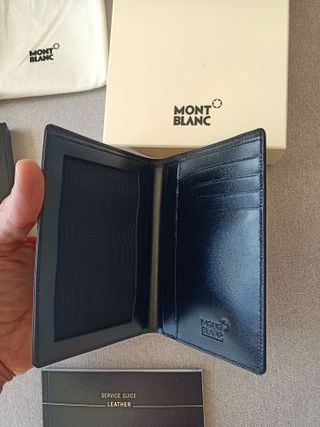 Cartera Montblanc Hombre Negra Nueva