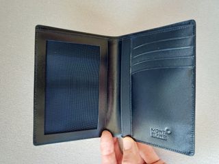 Cartera Montblanc Hombre Negra Nueva