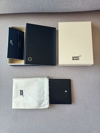 Cartera Montblanc Hombre Negra Nueva