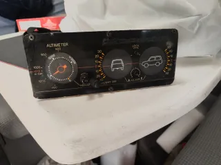 Altimetro Inclinometro Coche Clásico 1 DIN