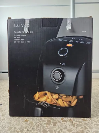 Freidora de aire negra Saivod