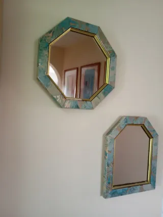 2 Espejos Decorativos Octogonal y Arco