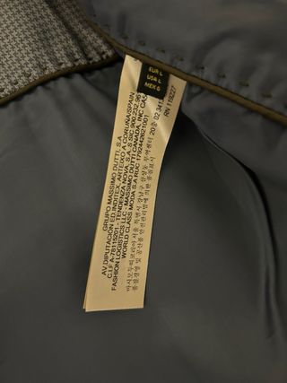 Chaqueta de piel Massimo Dutti Marrón
