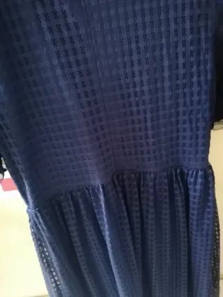 Abito vestito occasione cerimonia blu taglia L 44