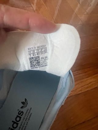 Zapatillas Adidas Gazelle Grises-Naranja nuevas