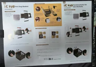 Seggiolino auto per cani taglia media/grande