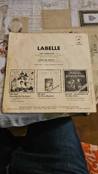 Vinilo Labelle Lady Marmalade