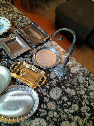 Lote de bandejas pequeñas decorativas