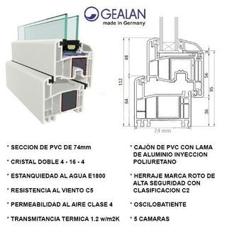 VENTANAS PVC 5 CÁMARAS