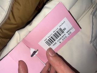 Chaqueta Gucci x The North Face Crema