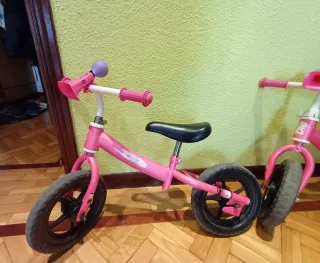 Bicicletas de equilibrio rosas (2 unidades)