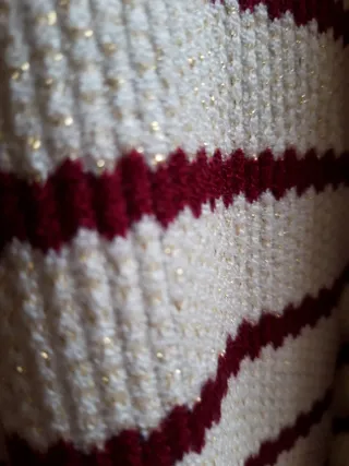 Chaqueta Kimono Ital Moda Beige Rayas