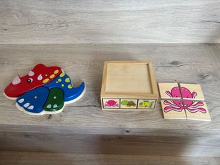 Puzzles de madera infantiles
