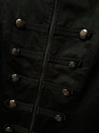 CHAQUETA NAPOLEONICA NAPOLEON NEGRA MILITAR