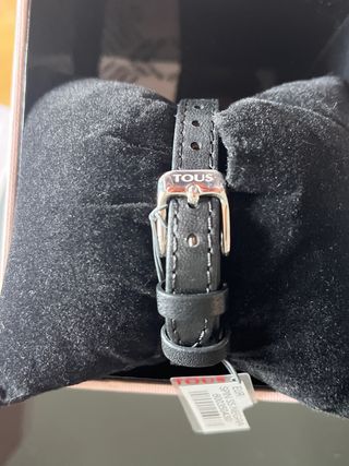 Reloj Tous Negro Piel NUEVO con Etiqueta