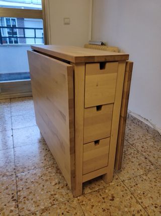 Mesa abatible madera Ikea