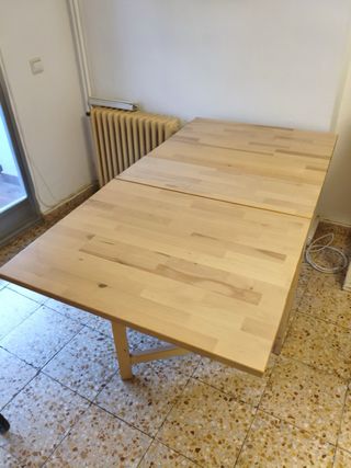 Mesa abatible madera Ikea