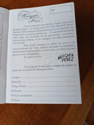 Muñeca Mariquita Perez