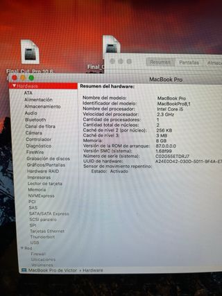 MacBook Pro 2011 Plata