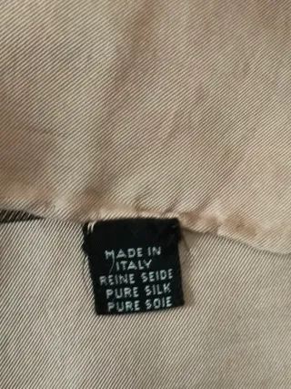 Foulard Burberry Seta Beige Multicolore