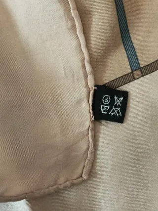 Foulard Burberry Seta Beige Multicolore