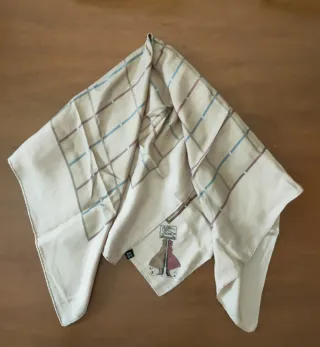 Foulard Burberry Seta Beige Multicolore