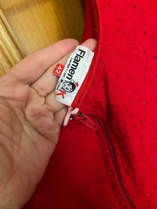 Vestido Sevillana Rojo con Volantes