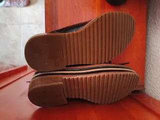 Zapatos negros Jerry Campbell talla 37 Acharolados