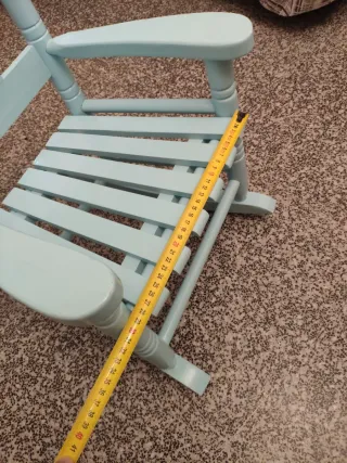 Mecedora infantil azul