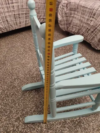 Mecedora infantil azul