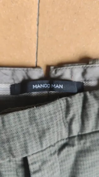 Pantalón verde de Mango para Hombre