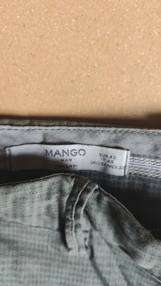 Pantalón verde de Mango para Hombre