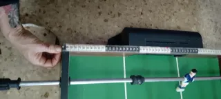 Futbolín grande, medidas en fotos. SIN PATAS