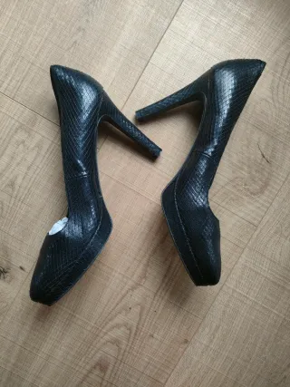 Zapatos Pedro Miralles Tacón Alto Negro