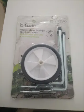 Ruedas de entrenamiento Btwin 16 y 20 pulgadas