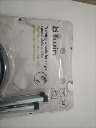 Ruedas de entrenamiento Btwin 16 y 20 pulgadas