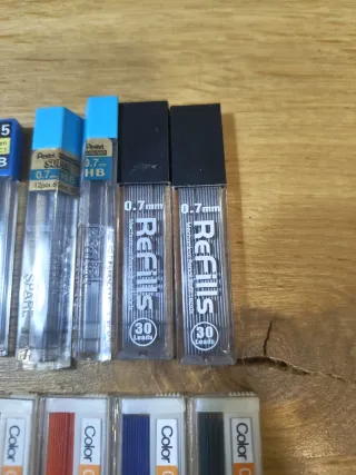 Minas per portaminas 0,5mm e 0,7mm 11 scatole