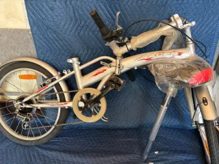 Bicicleta Plegable Plata