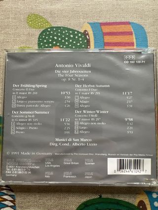 Lote 6 CDs Música Clásica Vivaldi Mozart Strauss