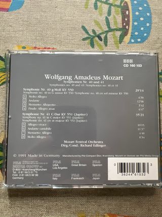 Lote 6 CDs Música Clásica Vivaldi Mozart Strauss