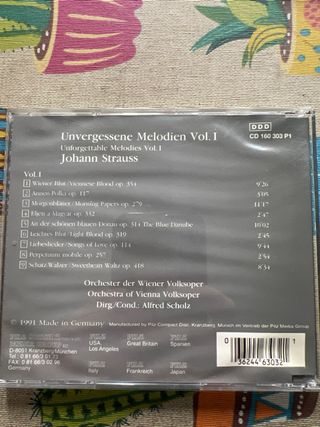 Lote 6 CDs Música Clásica Vivaldi Mozart Strauss