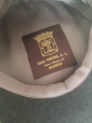 Gorra Casa Yustas gris caballero