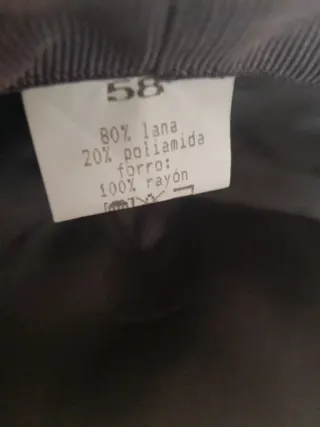 Gorra Casa Yustas gris caballero