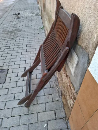 Silla de jardín de madera