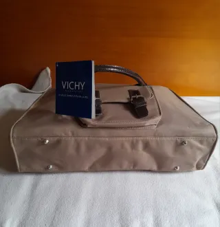 Bolso Vichy Beige y Marrón