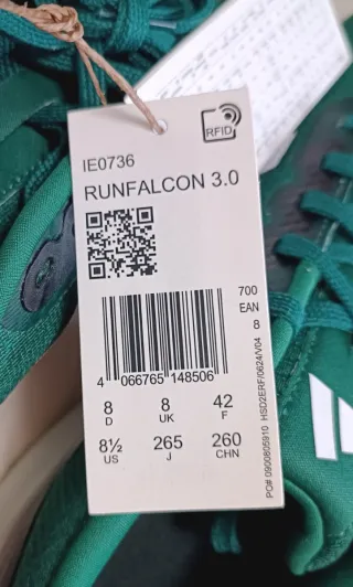 Zapatillas Adidas Runfalcon 3.0 Verde Talla 42