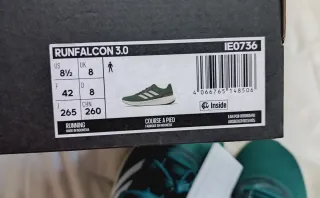 Zapatillas Adidas Runfalcon 3.0 Verde Talla 42