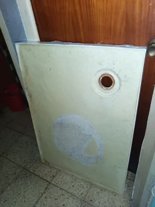 Plato de ducha reforzado fibra 72cm / 1m